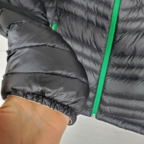 NEW Toray Gram Art Down Puffer Jacket NY Jets Corona Womens XL SLIM FIT M/L Blk - Picture 10 of 16